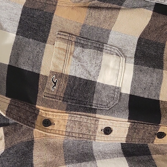 HOLLISTER Men's plaid flannel button-down shirt - Picture 4 of 5
